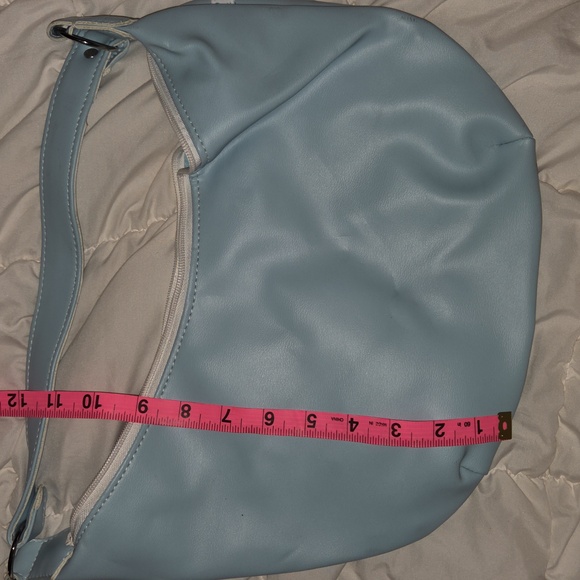 Paul Frank Light Blue Shoulder Bag with Monkey Julius Logo - Picture 2 of 3